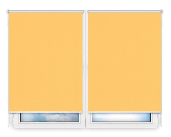 Рулонные шторы Мини Карина-светло-желтый цена. Купить в «Мастерская Жалюзи»